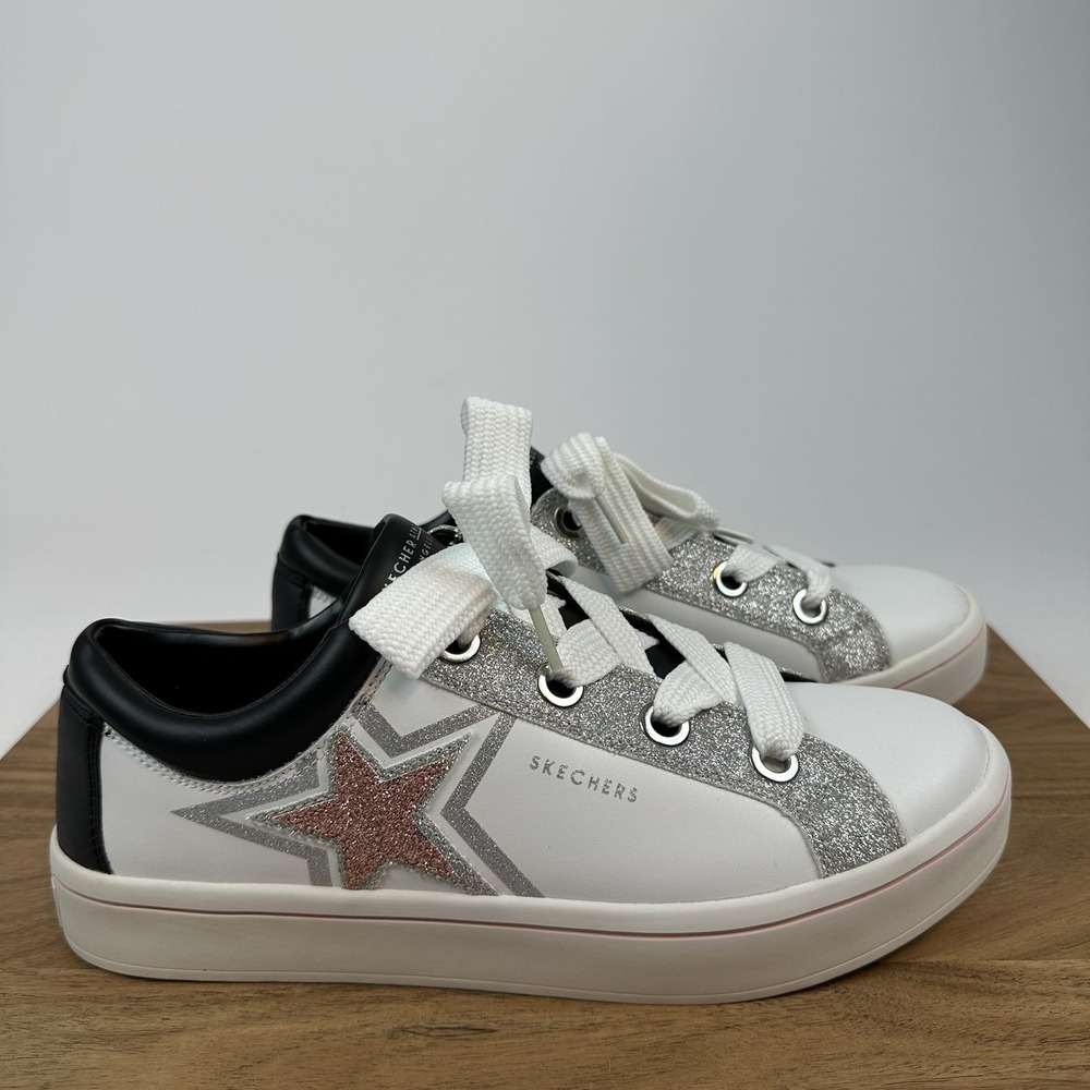 New Womens Skecher Street Los Angeles Star Stunner Low Shoes Sneakers Size‎ 11 M